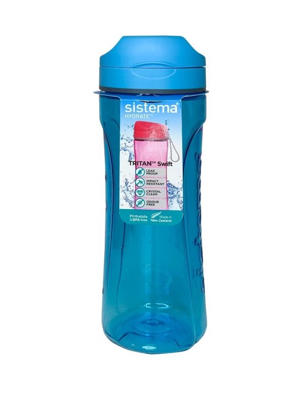 Sistema Tritan Swift flaske 600 ml blå/blå