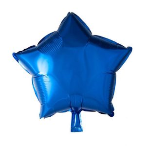 Stjerne Folieballon Blå