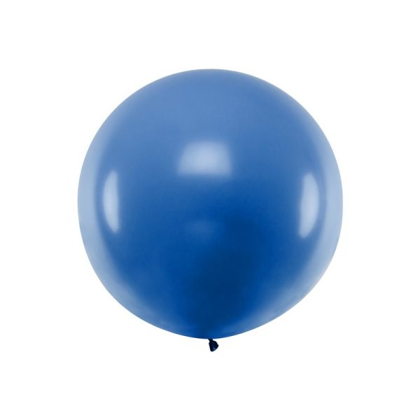Stor Rund Ballon Blå
