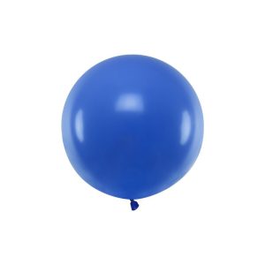 Stor Rund Ballon Dyb Blå