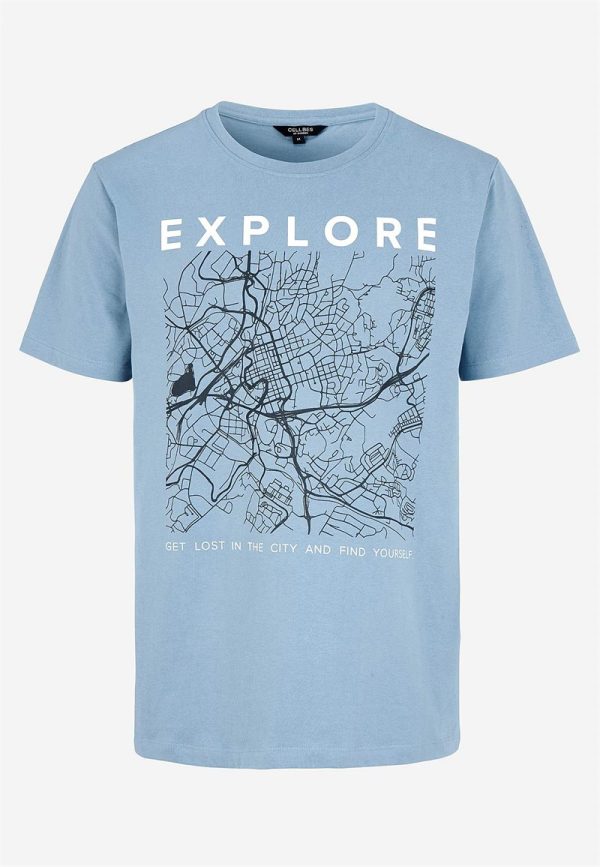 T-shirt med tryk