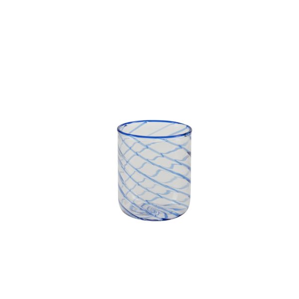 Tumbler twist glas - blå