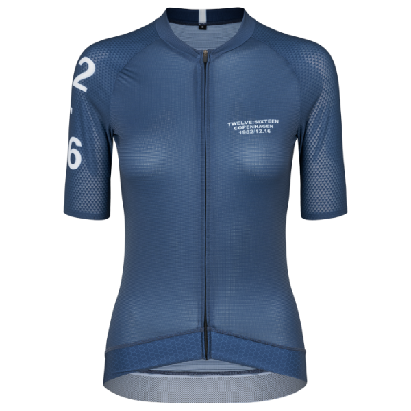 Twelve Sixteen Cykeltrøje Sky Jersey Blå Kvinder Fit, Størrelse: XS