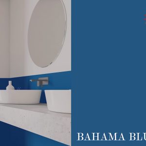 Vådrumsmaling Glans 25: Bahama Blue 0,68 liter