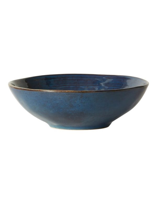 skål D24,5x7,8 cm blå