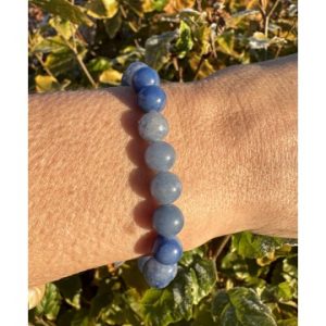Blå kvarts armbånd 8 mm - Krystal Armbånd - GodKarmaShop