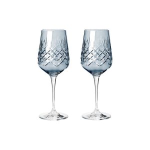 Frederik Bagger Crispy Sapphire Madame vinglas 35cl blå 2 stk