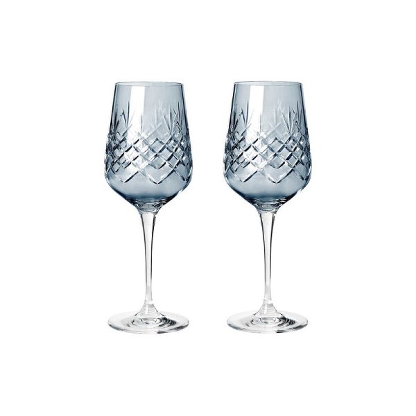 Frederik Bagger Crispy Sapphire Madame vinglas 35cl blå 2 stk