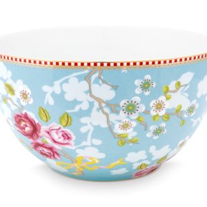 Pip Studio porcelæn Early Bird stor rose blå skål - Ø 18cm