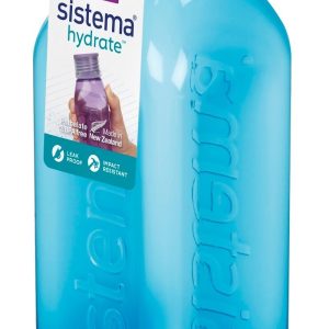 Sistema Drikkeflaske small square 475 ml mørke blå