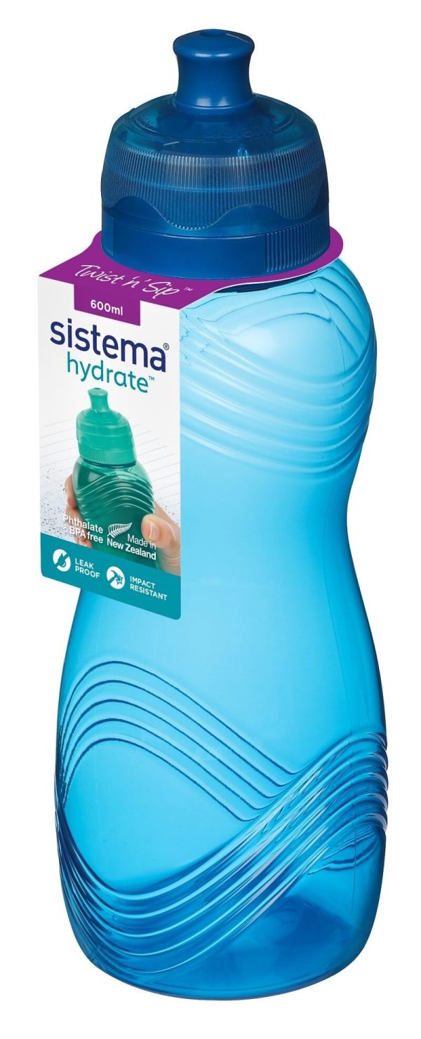 Sistema drikkedunk Wave 600 ml mørke blå