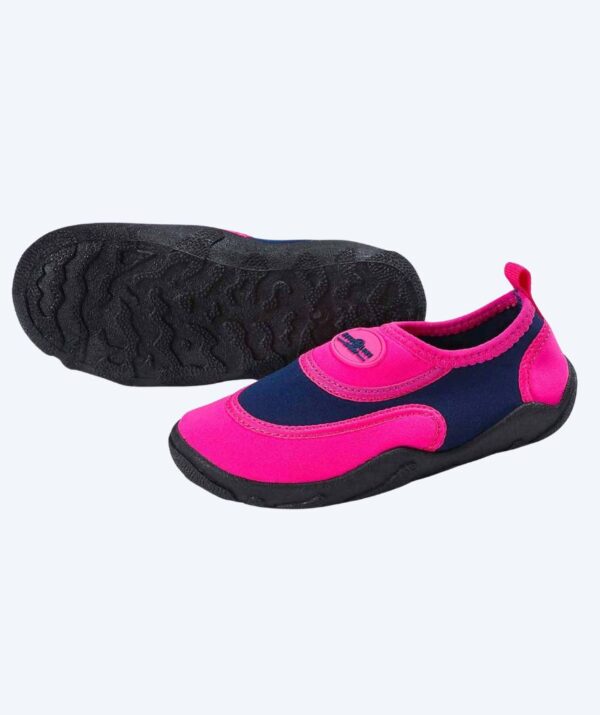 Aqualung neopren badesko til børn - Beachwalker - Pink/blå