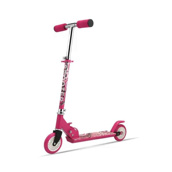 Løbehjul til de mindste - foldbart (pink eller blå) - Blå