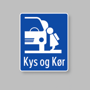 PREMARK Kys og kør blå 150 x 120 cm