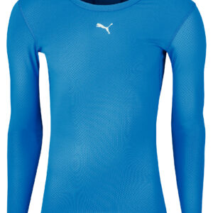 Puma compression tee Lange Ærmer - blå-L