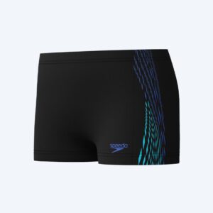 Speedo aquashorts til drenge - Plastisol Placement - Sort/blå