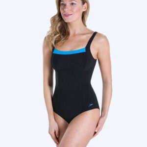 Speedo badedragt til damer - Contour Renew - Sort/blå