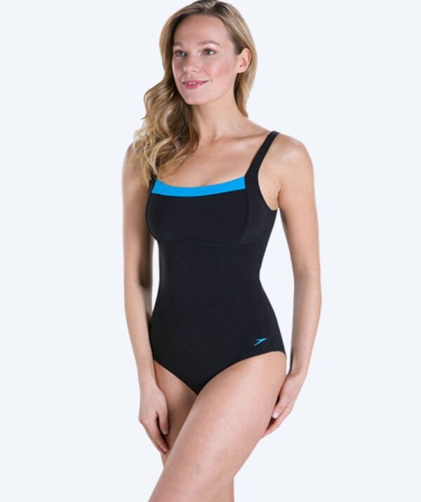 Speedo badedragt til damer - Contour Renew - Sort/blå