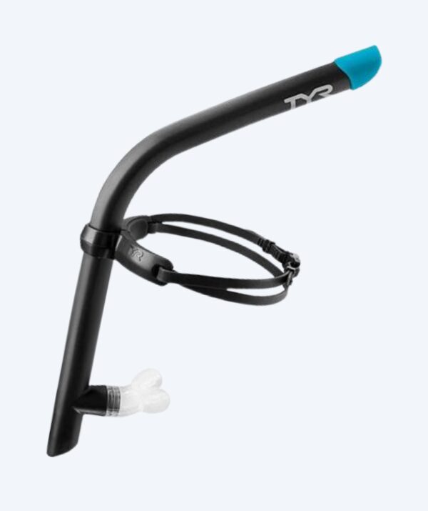 TYR centersnorkel - Ultralite 2.0 - Sort/blå