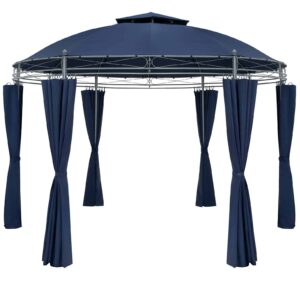 Pavillon Toscana Blå Ø3,5m UV-beskyttelse 50+