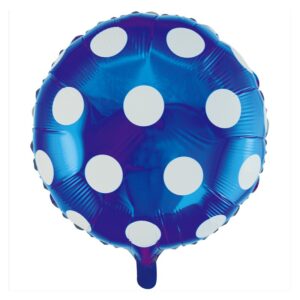 Prikket Folieballon Blå