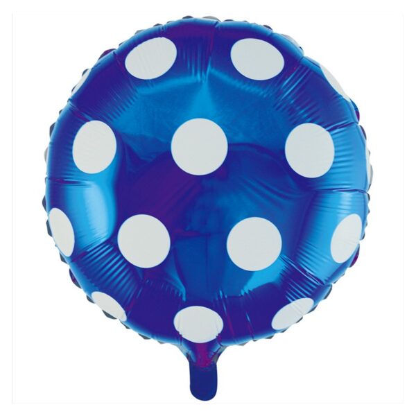 Prikket Folieballon Blå