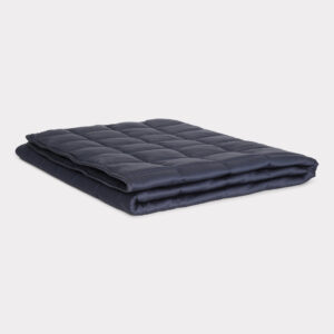 Bambus tyngdedyne navy blå 140x220 - 5kg
