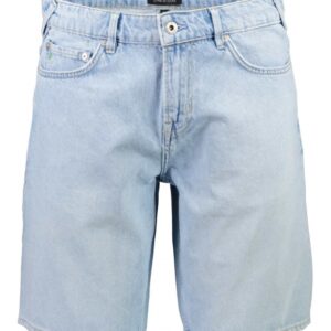 JUNK de LUXE Denim Shorts i vasket blå til herre
