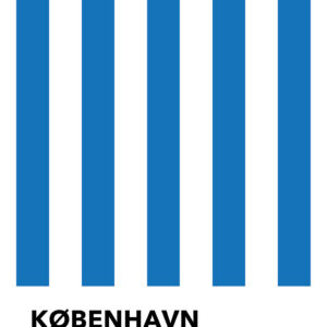 København - Blå og hvid af Olé Olé
