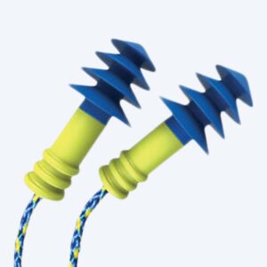 MackÂ´s ørepropper til svømning 1 par - Ear Seals - Blå/gul - Macks Earplugs