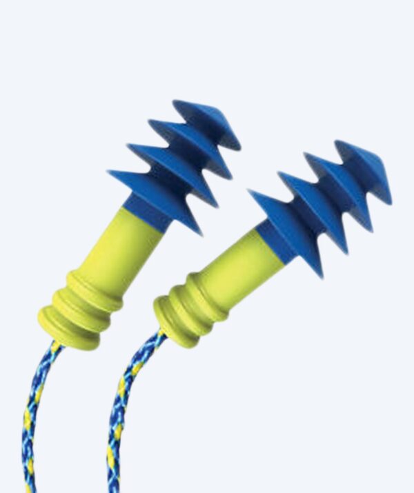 MackÂ´s ørepropper til svømning 1 par - Ear Seals - Blå/gul - Macks Earplugs