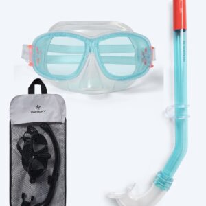 Watery Combo snorkelsæt til børn (4-10) - Wyre - Hvid/blå - Snorkelsæt til børn (4-16 år)