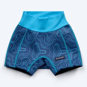 Watery blebadebukser til børn - Thetis Youngster - Blå