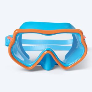 Watery dykkermaske til børn (4-10) - Pulina - Blå/orange - Dykkermaske til børn (4-12 år)
