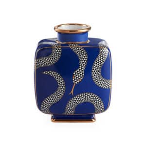 Eden vase blå