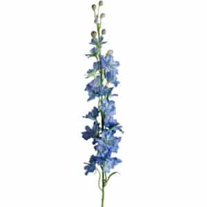 Kunstig Delphinium stilk blå