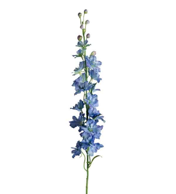 Kunstig Delphinium stilk blå