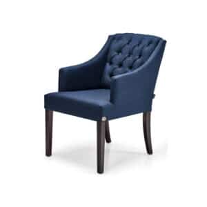 Newport Delano stol med armlæn indigo