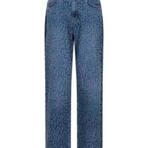 Simona Fade Leo straight leg jeans - blå
