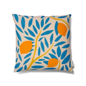 Sunny Citrus pudebetraek blå