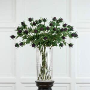 Tidsel – afskåret blomst i blå