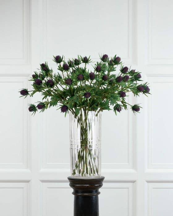 Tidsel – afskåret blomst i blå