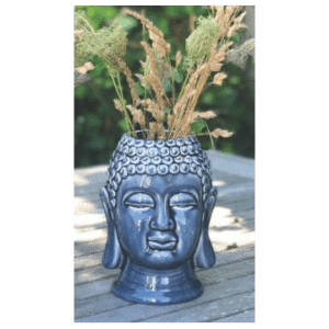 Urtepotte Buddha Blå - Buddha statuer generelt - GodKarmaShop