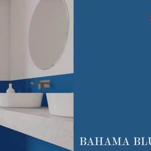 Vådrumsmaling Glans 25: Bahama Blue 2,7 liter