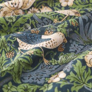 Vilja Gardin - 2 stk Blå