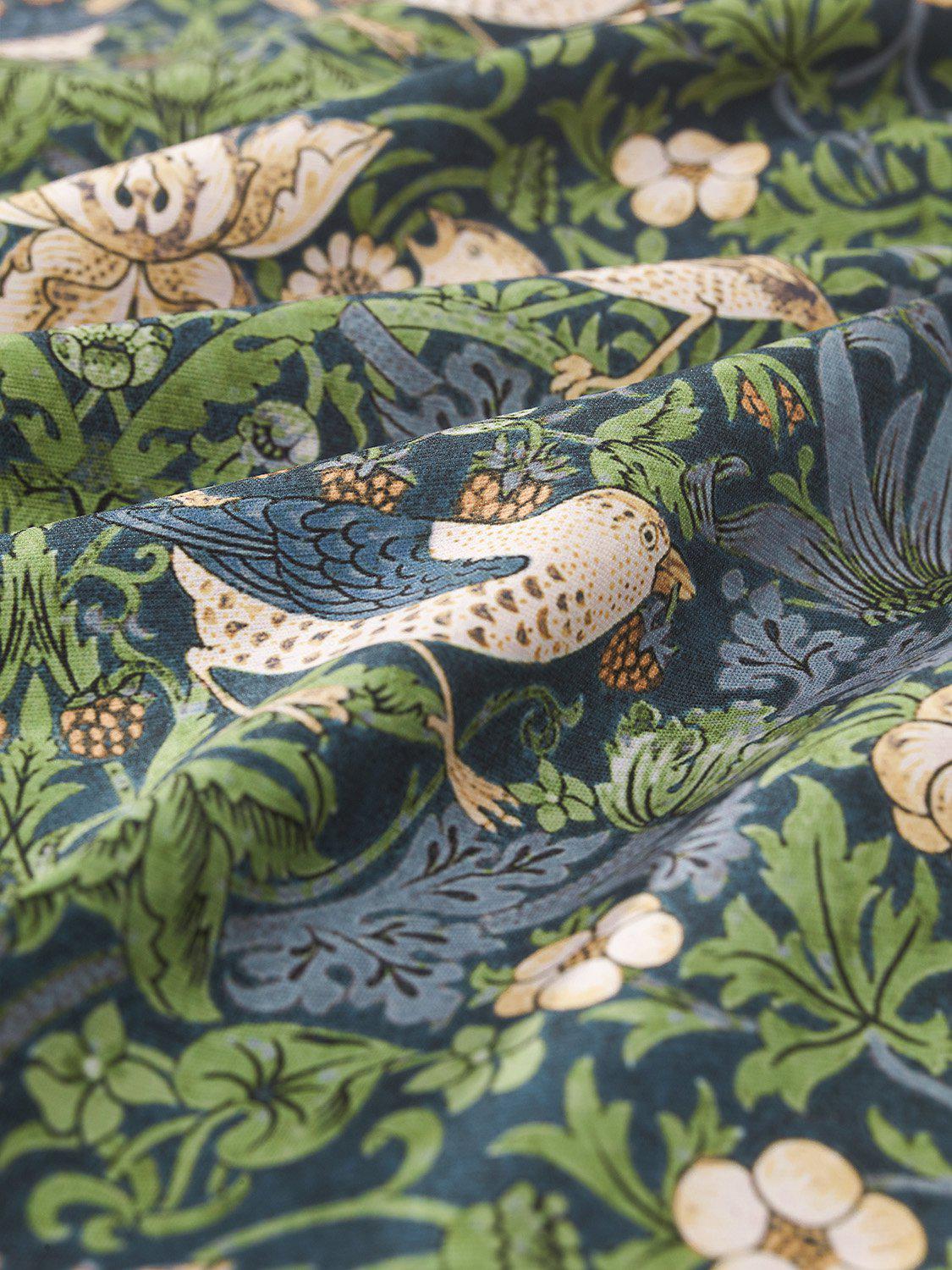 Vilja Gardin - 2 stk Blå