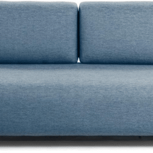 3-personers sofa Kave Home Compo blå - nordisk design, pletresistent stof med aftagelige betræk