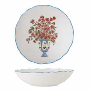 BLOOMINGVILLE Dorothy skål - blå stentøj (Ø28)