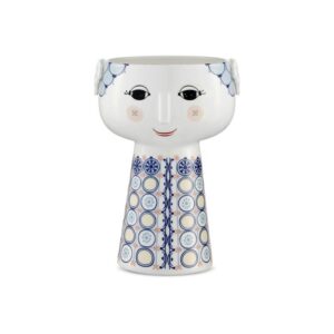 Bjørn Wiinblad Eva vase H18,5 cm blå