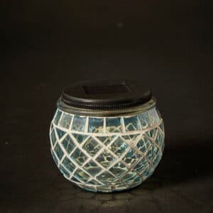 Da'core Solcelle bordlys mosaik blå